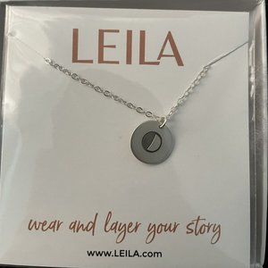 BNIB Leila Half Moon Phase Necklace